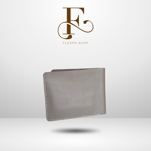 Simpty Gray Leather Wallet